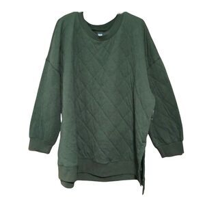 Vintage Quilted Tunic Sweatshirt by Old Navy